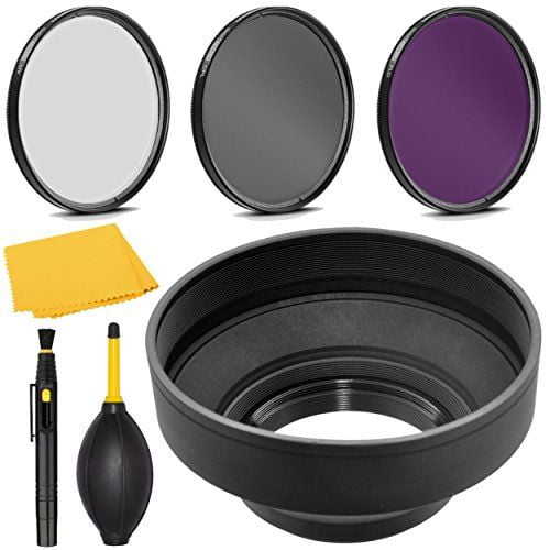 Pro 49mm Filter Kit Pro 49 Mm Tulip Lens Hood For Hd Pentax Da 35mm
