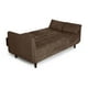 thumbnail image 5 of Sofá Cama Velvet Chocolate Makora Modelo Zeppelin Con Portavasos, 5 of 10