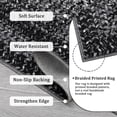 thumbnail image 6 of FairOnly 8'x10'Non Slip Washable Area Rug Low Pile Woven Print Rugs for Bedroom Kitchen Living Room,Black, 6 of 7