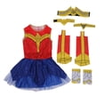 thumbnail image 1 of Disfraz de Mujer Maravilla original DC Comics niña (Talla 5-7 años), 1 of 5