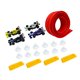 thumbnail image 5 of Flexible Juguete de Rampa Ensamblable con Ventosas Juego Portátil Creativo Coches Aleación Interacción Infantil para Niños Niñas Adecuado para Juegos Rojo 4m, 5 of 8