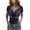Blue, variant on Womens Summer Short Sleeve Tops 1986 Print Button Down Fashion Y2K Tees Casual Henley Neck Basic Oversized T Shirts Spring 2026