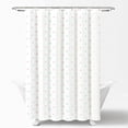 thumbnail image 2 of Rainbow Tufted Dot Shower Curtain Multi Single 72x72, 2 of 5