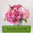 thumbnail image 1 of Flores Artificiales Hortensias YalzoneMet Real Touch 54 cm 4 Piezas, 1 of 9
