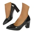 thumbnail image 3 of Xiaoxatg Elegant Women's High Heels - Stylish Pointed Toe Design Versatile Comfortable Dress Footwear for Any Occasion 6 Black, 3 of 9