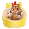 Lemonbest Hamster Mini Bed Warm Small Pets Animals House Bedding Cozy Nest Cage Accessories Lightweight Cotton Sofa For Dwarf Hamster
