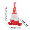 thumbnail image 3 of Steadline Valentine Heart Gnome Plush Doll with Faceless Design,Cute Romantic Gift Ornament for Home Decor Tabletop Display and Festive Party Setup Celebration,Adorable Figurine Decoration Piece, 3 of 7
