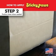 Pioneer Pet Sticky Paws Transparent Medical-Grade Cat Scratching Pad Set, 10 Count (2 Pack)