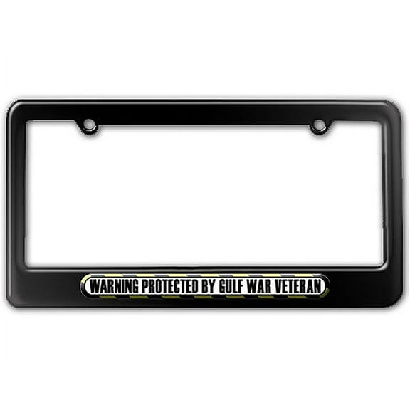 Protected By Gulf War Veteran License Plate Frame