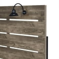 thumbnail image 4 of New Classic Furniture Misty Lodge Wood Twin Panel Bed in Gray, 4 of 5