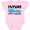 thumbnail image 3 of Inktastic Future Pit Crew Blue Race Car Boys or Girls Baby Bodysuit, 3 of 5