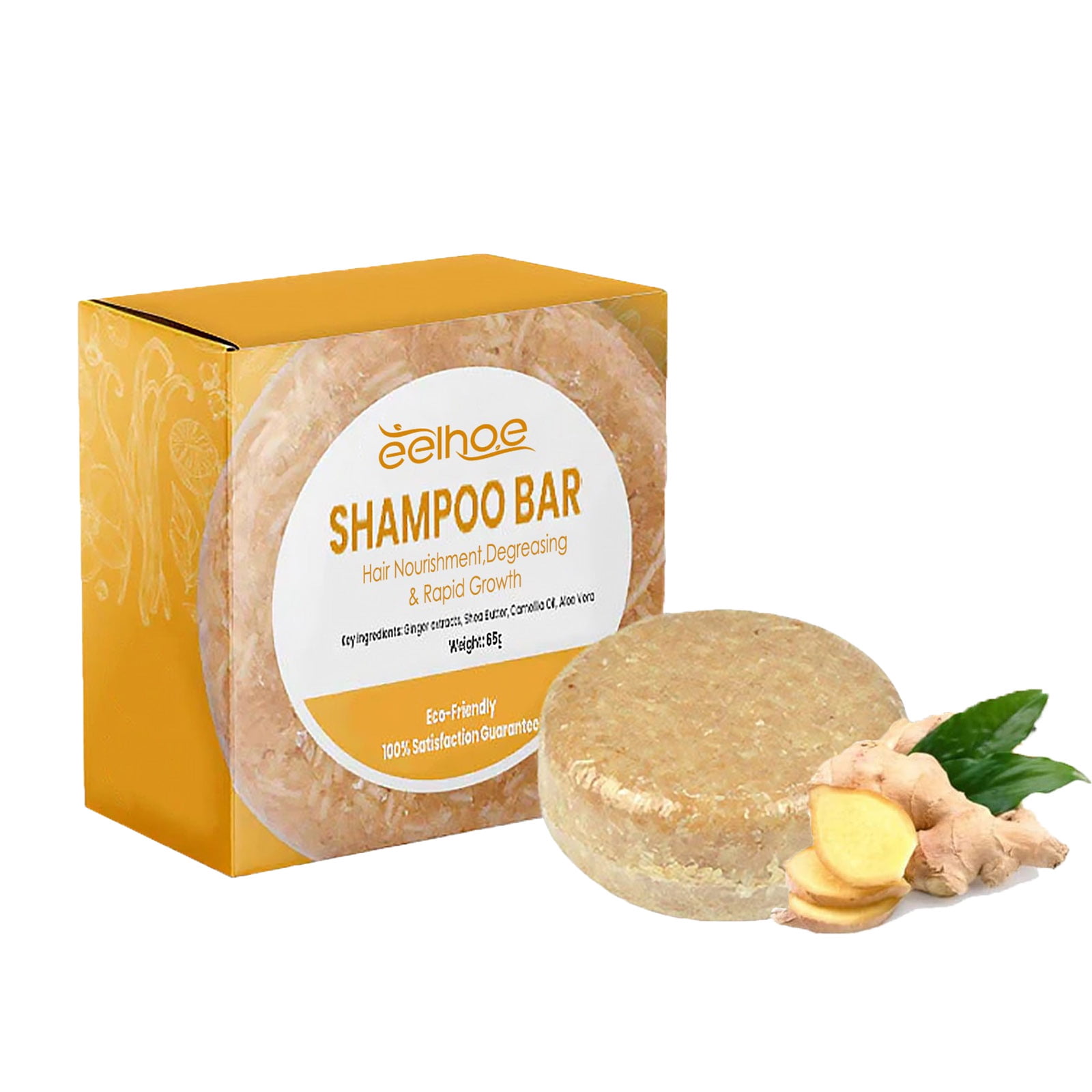 Ginger Hair Regrowth Shampoo Bar Natural Organic Ginger Shampoo Bar