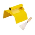 thumbnail image 1 of Paleta para bordillos de paisajismo, herramienta para bordillos de hormigón, herramienta para untar decoración del hogar, portátil, profesional, con Borde biselado amarillo, 1 of 8