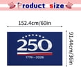 thumbnail image 3 of 1Pc 250 Anniversary Usa Flag,250 Year American Anniversary Flag 250Th Anniversary Usa Flag Patriotic 4Th Of July We The People 1776 Yard Flags for Outside 3X5Ft Double Sided Outdoor Banner Decoration, 3 of 9