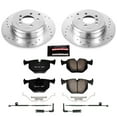 thumbnail image 3 of PowerStop Rear Z23 Evolution Sport Carbon-Fiber Ceramic Brake Pad and Drilled & Slotted Rotor Kit Fits: LAND ROVER Select Models K5742, 3 of 10