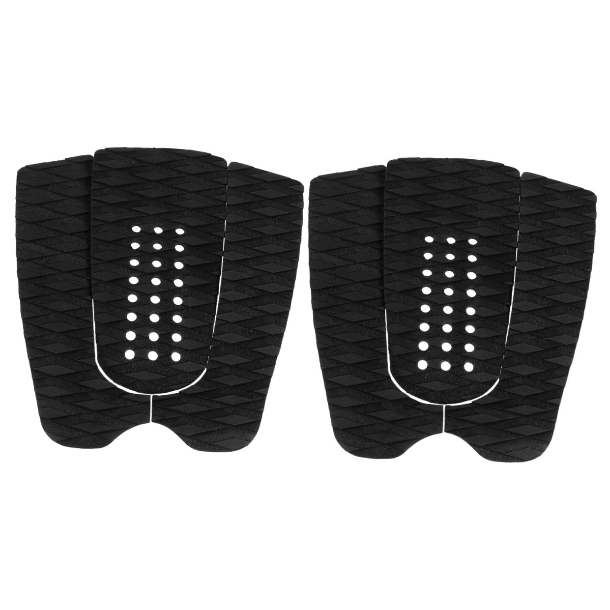 2 Count Holder Surfboard Skid Pad Surfboard Grip Tape 30.00X30.00X0.50CM Black