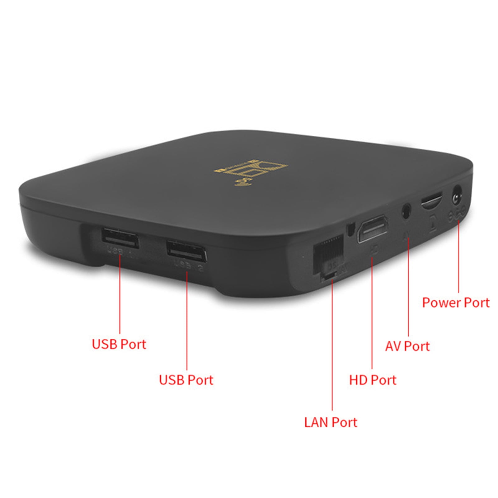Android TV Box with Remote Controller, Dual-WiFi 2.4G/5G Android Box 8GB RAM+ 128GB ROM, 4K HDR BT 4.1 Android Set Top Box for Home, Office, and More, Black