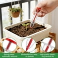 thumbnail image 4 of Mini Seed Spreader, 2026 Upgraded Seed Sower Tool Manual Seedlings Dibber and Widger Set, Mini Seed Dispenser for Tiny Seeds (1 Set Yellow), 4 of 7