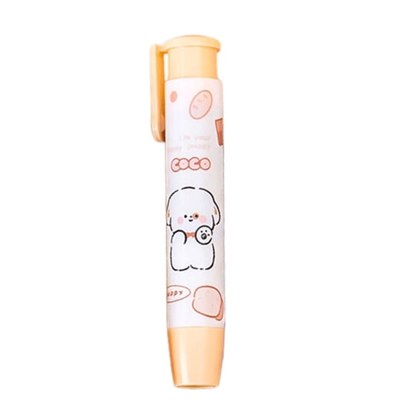 Retractable Eraser Set,Cute Rubber Pencil Eraser for Gift Classroom,for Erasing Pencil Marks In Classroom or Art Settings,Hecnuo