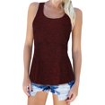 thumbnail image 3 of ZTTD Women's Maternity Loose Comfy Pull-up Nursing Tank Tops Vest Breastfeeding Shirt Sleeveless Round Neck Solid Color Tops, Sizes S-2XL, 3 of 9
