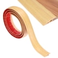 thumbnail image 1 of Tira de transición de piso, tira de transición de puerta de 6.56 pies, altura de cubierta de piso dentro de 2/5 pulgadas [Grano de madera cruda], 1 of 6
