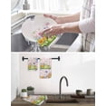 thumbnail image 5 of Spring Easter Kitchen Dish Towels for Drying Dishes Set of 4, Colorful Eggs Floral Truck Butterflies Pink Plaid Waffle Weave Microfiber Hand Tea Bathroom Towels Quick Dry & Absorbent Towel 12x12, 5 of 7