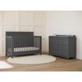 thumbnail image 3 of Storkcraft Solstice 5-in-1 Convertible Baby Crib, Gray, 3 of 14