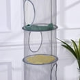 thumbnail image 3 of 2Pcs Stuffed Animal Storage Foldable Stuffed Animal Net or Hammock Organizer  4 Compartments Hanging Mesh Toy Storage Hammock for, 3 of 6
