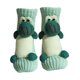 thumbnail image 4 of Calcetines de animales, regalos de año , antideslizantes, novedosos, calcetines gruesos de tubo medio para dormitorio Rana verde claro, 4 of 10