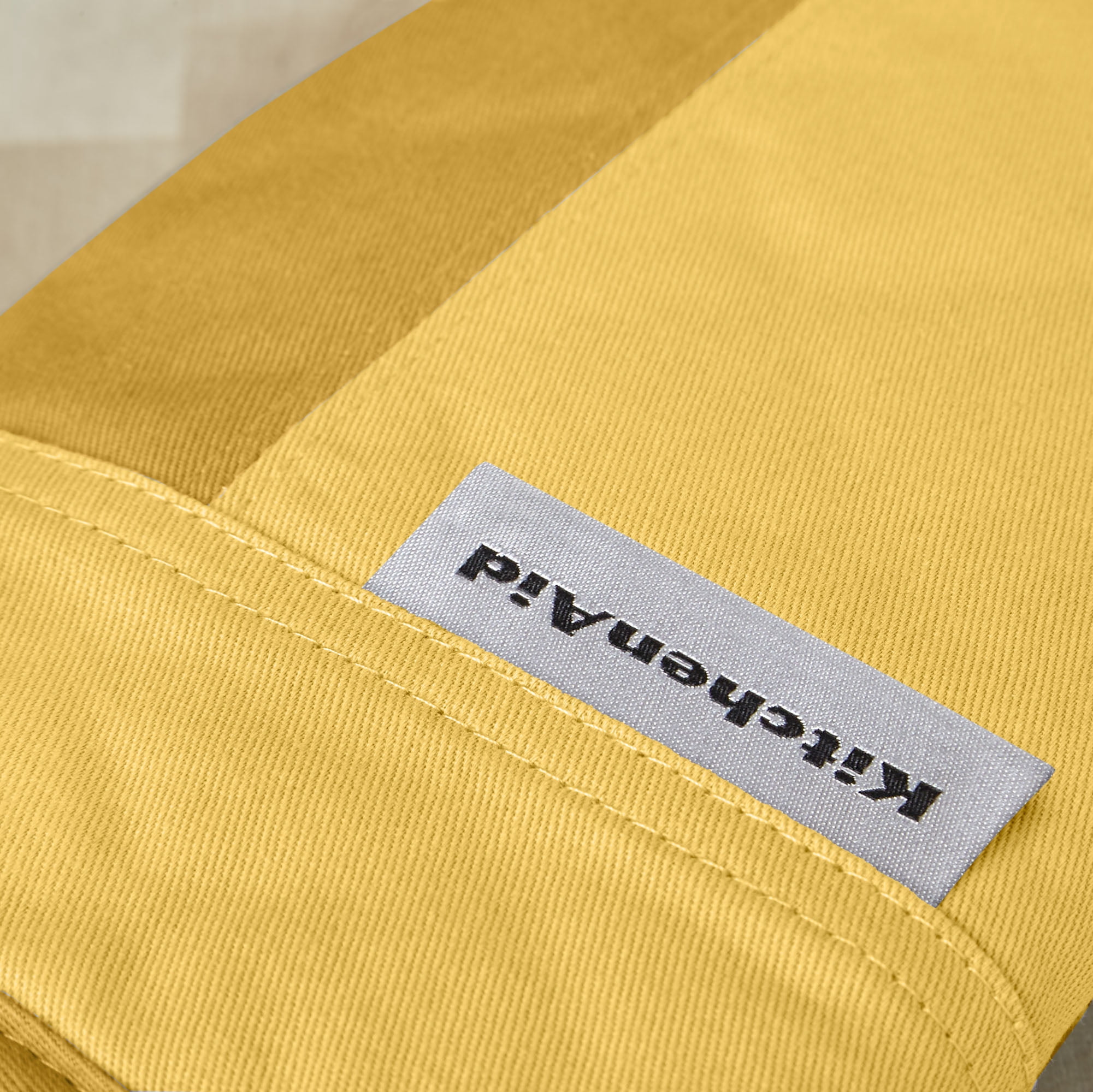 KitchenAid Beacon Two-Tone Oven Mitt 2-Pack Set, Majestic Yellow, 5.75"x13"