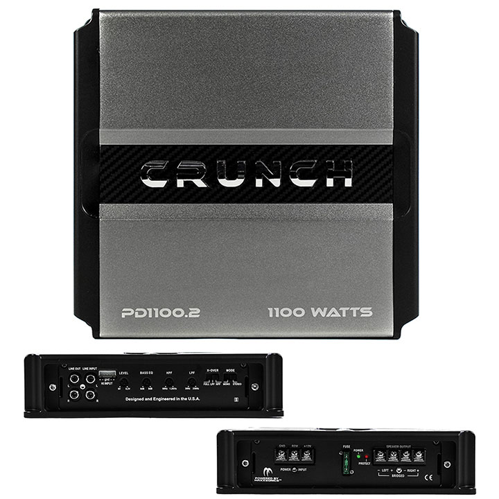 Crunch Power Drive PD1100.2 Bridgeable 
