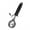 Black, variant on ievspot Release Ice Cream Scoop Stainless Steel Ice Cream Scoop with Press Release Non-stick Melon Heavy Duty Handle Rubber Grip Kitchen Tool for Watermelon