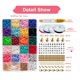 thumbnail image 3 of 1 juego de cuentas redondas de arcilla polimérica, espaciadores sueltos, anillos de salto para pulseras DIY 4285 piezas, 3 of 9