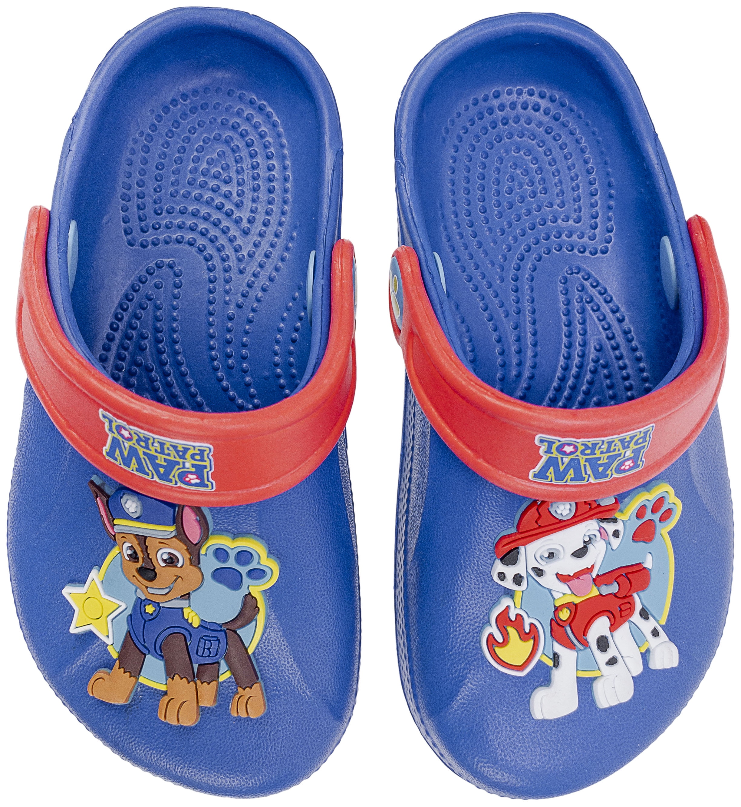 Chase Marshall Paw Patrol Boy's Slip-on Clog Shoes with Backstrap Blue size12 