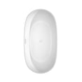 thumbnail image 5 of Rebecca 60 Inch Freestanding Bathtub in White with Shiny White Trim and Floor Mounted Faucet in Brushed Gold, 5 of 7