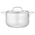 thumbnail image 4 of Cuisinart 419-14 Contour Olla de acero inoxidable, varios tamaños y estilos, Horno holandés, Platead, 4 of 6