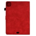 thumbnail image 4 of SaniMore Wallet Case for iPad Pro 11 2024, Auto Sleep/Wake, PU Leather Magnetic Cover Built-in Pencil Holder 2 Card Slots & Folding Kickstand Full Body Protective Shell, Red, 4 of 10
