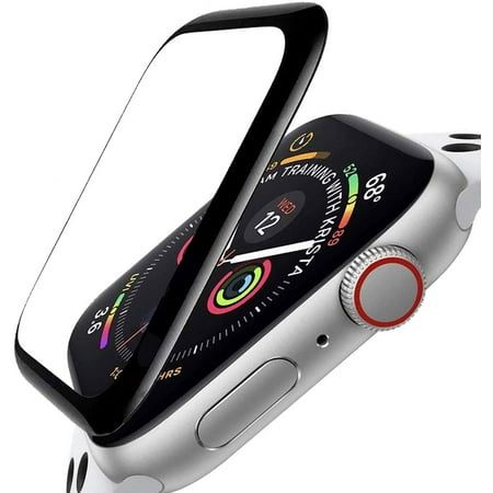 Screen Protector for Apple Watch Series 3/2/1 Screen Protector 38mm [5-Pack] Bubble-Free- Anti-Scratch-3D Full Coverage Anti-Scratch Shatter-Proof Waterproof HD Film Tempered Glass