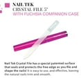 thumbnail image 3 of Lima de uñas de cristal Nail Tek Crystal con funda Fuchsia Med, 3 of 5
