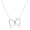 Interlock Stirrup Necklace, variant on Sterling Silver Double Horse Strirrup Lariat Necklace Gift For Women
