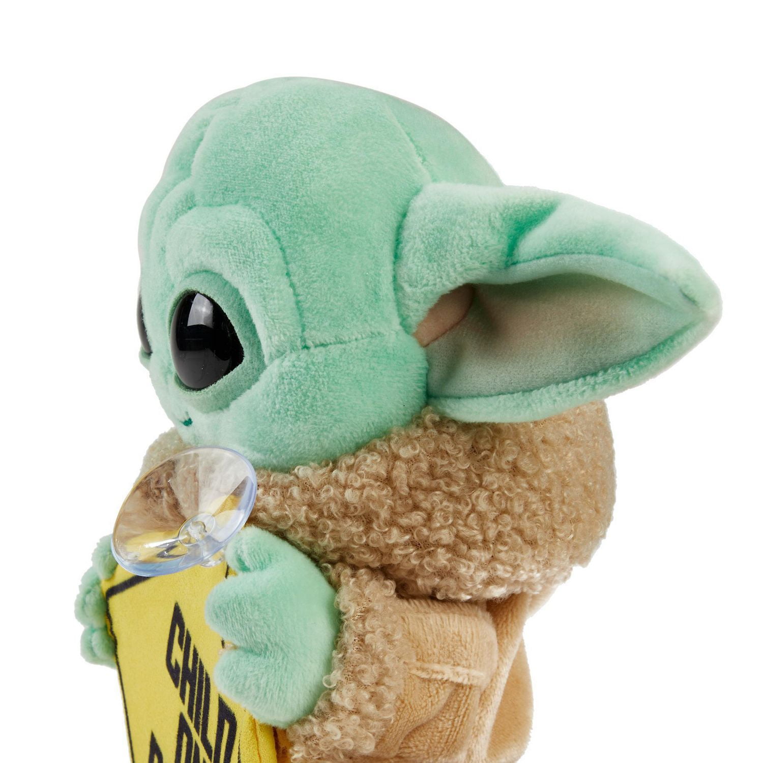 ​Star Wars “The Child” Plush Baby on Board Sign Toy, 8-in Baby Yoda Plush from The Mandalorian