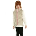 thumbnail image 2 of LittleSpring Girls Sleeveless Fleece Vest Pink Leopard Zipper Toddler 2T, 2 of 7