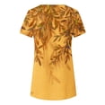 thumbnail image 4 of Fiudx Liquidación de Ofertas Flash Blusa Casual de Manga Corta con Estampado de Botones para Mujer, 4 of 5