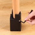 thumbnail image 4 of ETHZZLE 4pcs Bed Risers Adjustable Frame Riser Black Heavy Duty ABS For Homeowners, 4 of 8