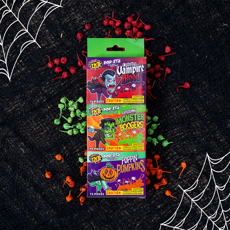 TNT Fireworks, Halloween Snaps, 4 Total Boxes of Pop-Its - Walmart.com