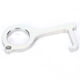 thumbnail image 4 of Abridor de puerta anticontacto de 3 piezas, herramientas manuales portátiles ligeras, accesorio de Hardware de aleación de Zinc (plata), 4 of 9