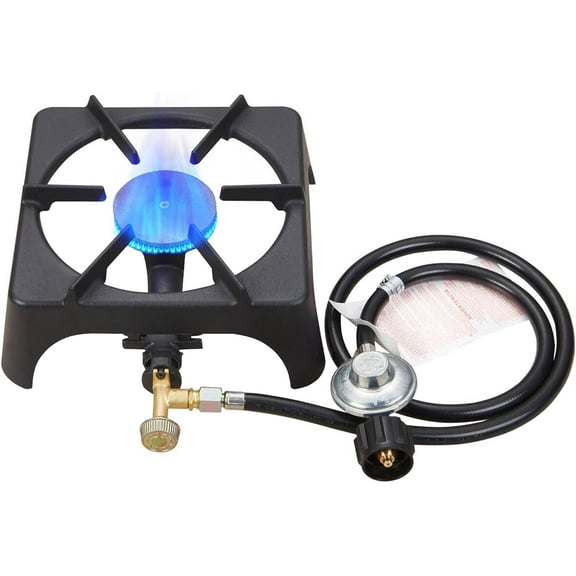 Vivicreate 10,000 BTU Portable Propane Single Burner Stove with Auto Ignition, Ideal for Camping, Tailgating, and Outdoor Cooking