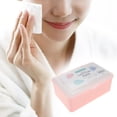 thumbnail image 4 of WUSUOWEI Makeup Cleaning Pads with Storage Box,White Color,Cotton Material,Soft and Gentle,1000PCS, 4 of 9