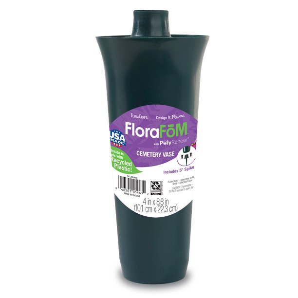 FloraCraft FloraFōM - Mezza sfera 3,8 cm x 7,8 cm, colore: Verde