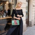 thumbnail image 5 of FORMRS Women Crossbody Purse with Chain Strap Vegan Leather Shoulder Handbag, Big Pink Cheetah, 5 of 7